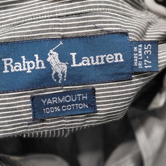 Ralph Lauren men's long sleeve shirt size 17  34/35 - Picture 2 of 3